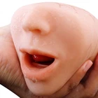 CUS-3 in 1 Realistic Oral Vagina Anal Pocket Pussy Male Masturbator Sex Toys