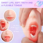 CUS-3 in 1 Realistic Oral Vagina Anal Pocket Pussy Male Masturbator Sex Toys