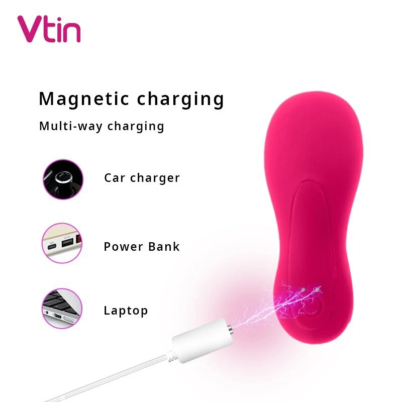 CUS-G Point Massage Wand Vibrator Wireless Rabbit Vibrator Heated Sex Toy for Women