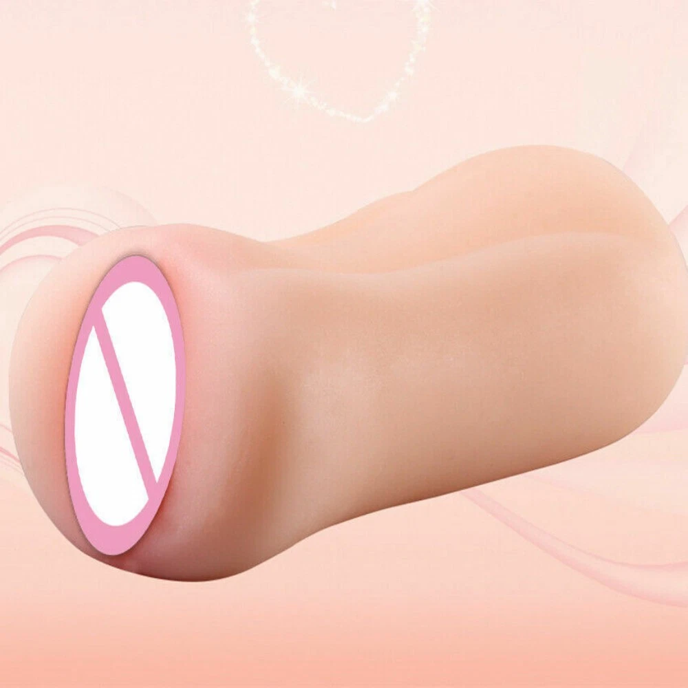 CUS-M Male Self-pleasure Portable Soft and Realistic Vaginal Simulation Cup - Male Sexual Toy