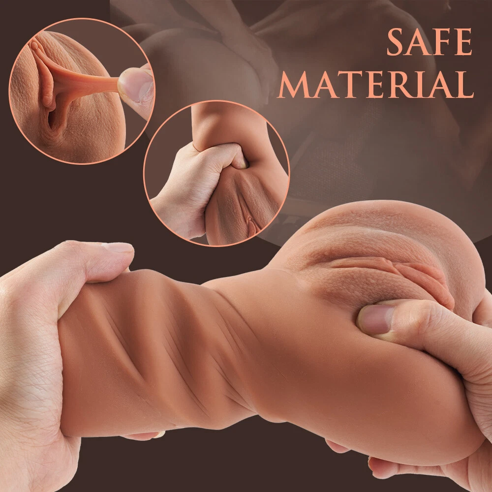 CUS-3 in1 Reusable Silicone Male Stroker Ultra-Realistic Pocket Adult Toy for Men