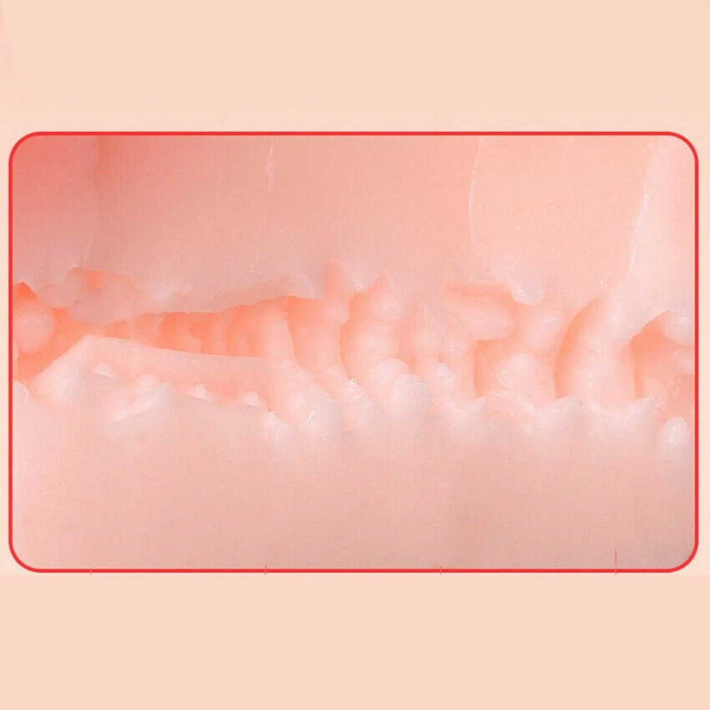 CUS-M Male Self-pleasure Portable Soft and Realistic Vaginal Simulation Cup - Male Sexual Toy
