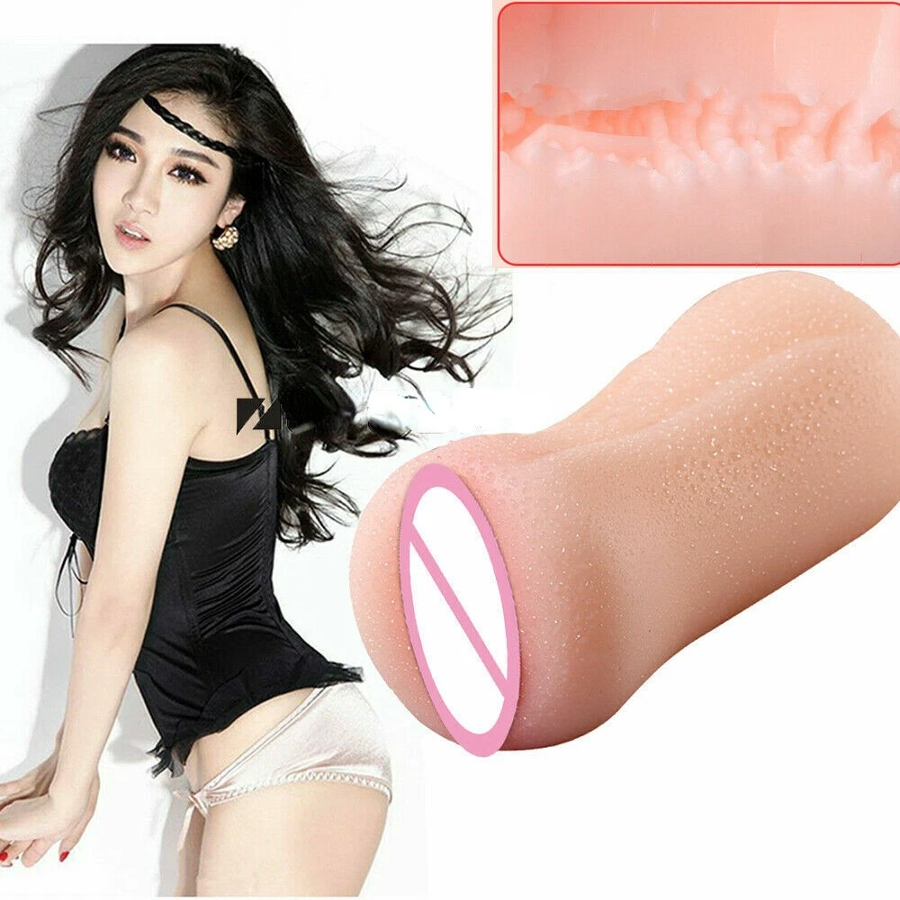 CUS-M Male Self-pleasure Portable Soft and Realistic Vaginal Simulation Cup - Male Sexual Toy
