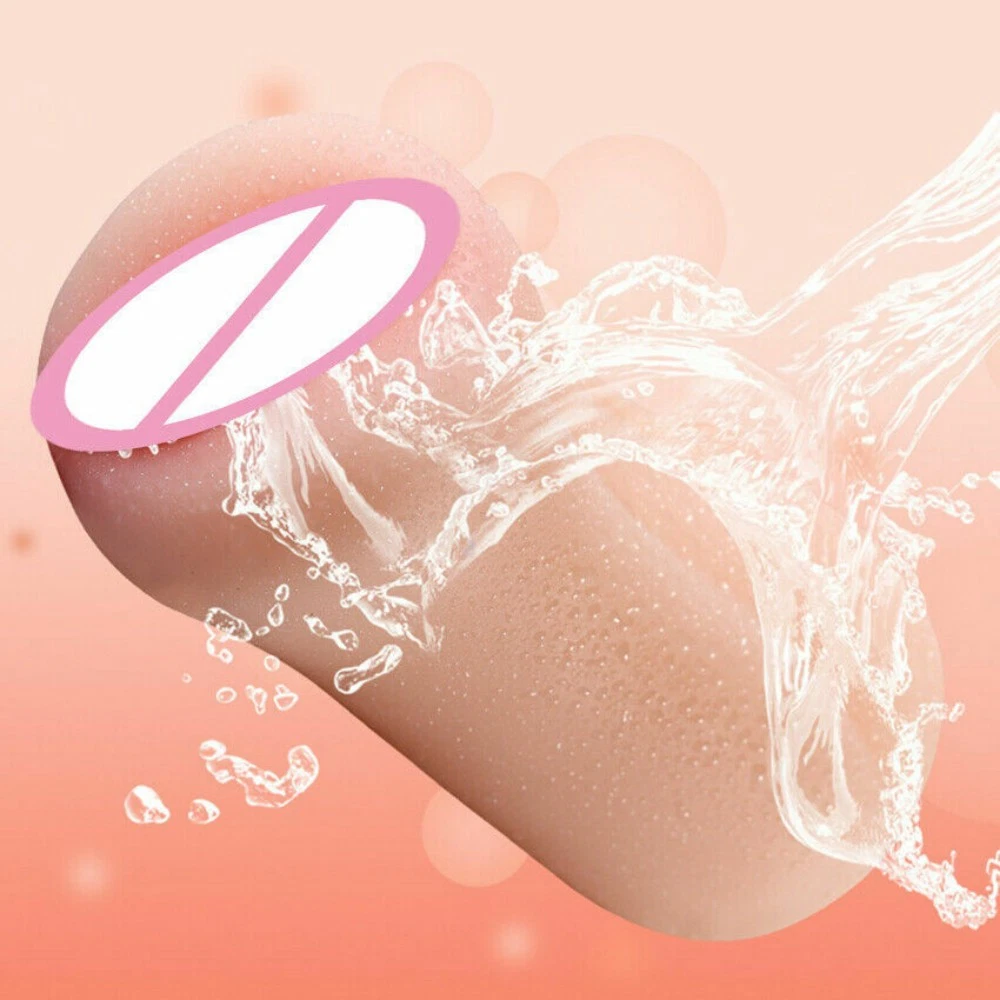 CUS-M Male Self-pleasure Portable Soft and Realistic Vaginal Simulation Cup - Male Sexual Toy