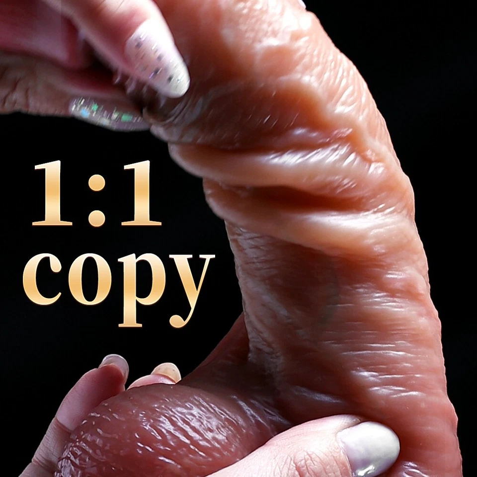 CUS-Liquid silicone 1:1 scale replica of a penis for women as a sex toy