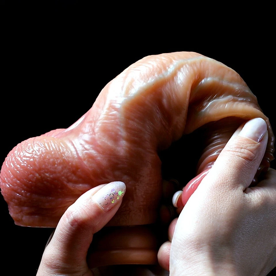CUS-Liquid silicone 1:1 scale replica of a penis for women as a sex toy